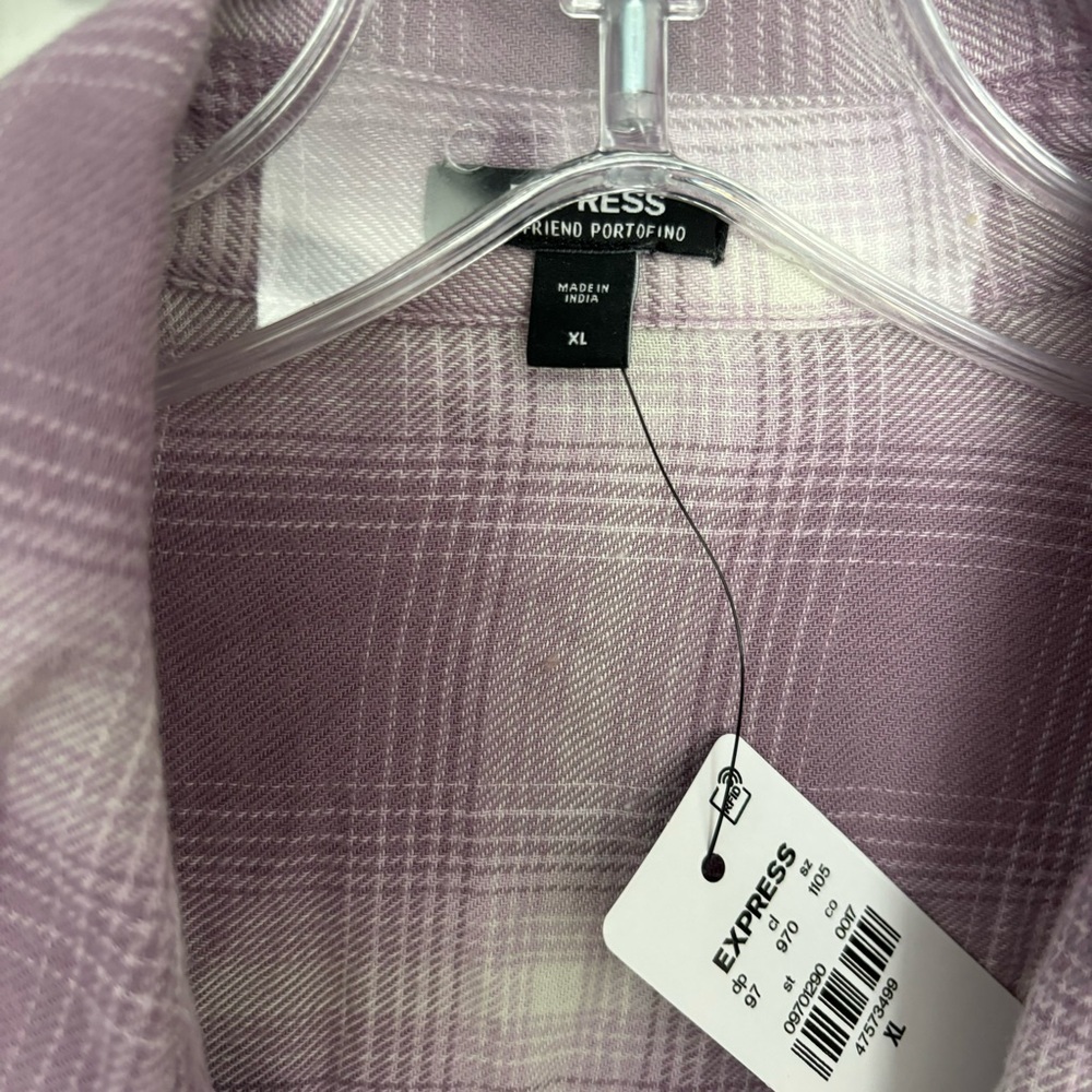 Express Pearl Embellished Boyfriend Portofino Shirt - Picture 3 of 4